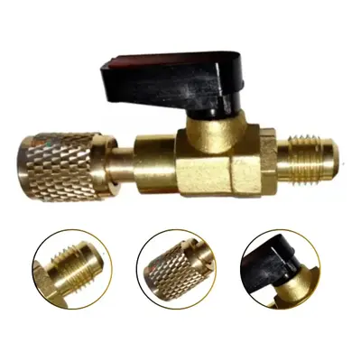 Válvula Tipo Bola Para Manifold, Vacuômetro, Bomba De Vácuo