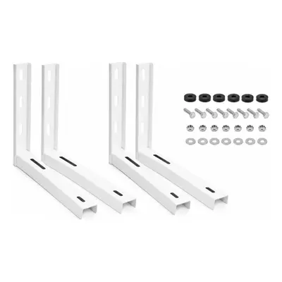 2 Pares Suporte Para Ar Condicionado Split 400mm 7 A 12btus