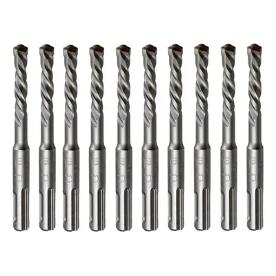 (10 Peças) Kit Broca Sds Plus 8mm X 110mm