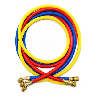 3 Mangueiras Manifold R134a 1/4 1,50 Cm R12 R22 R404 R502